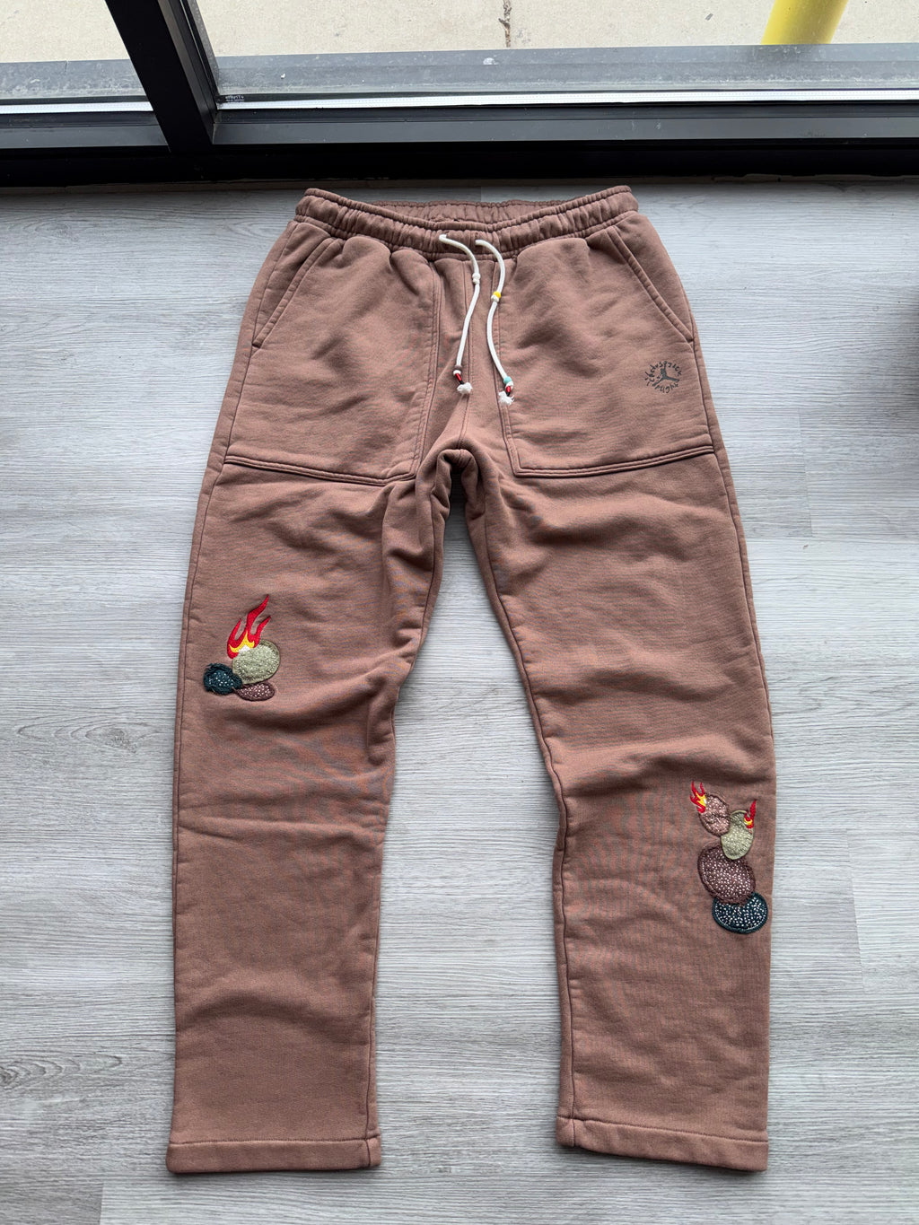 TRAVIS SCOTT X JORDAN FLEECE PANTS ARCHAEO BROWN
