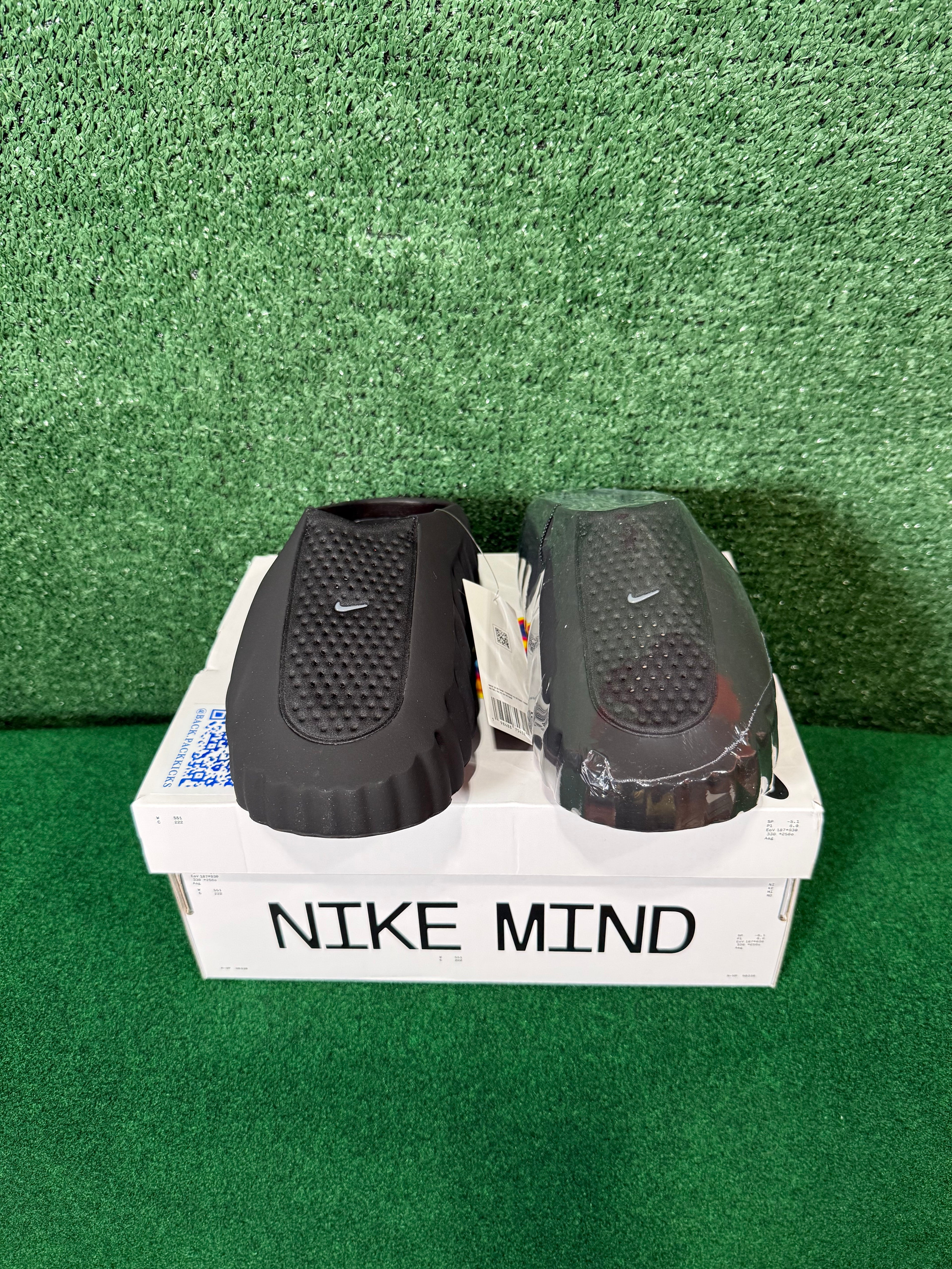 NIKE MIND 001 SLIDE BLACK CHROME