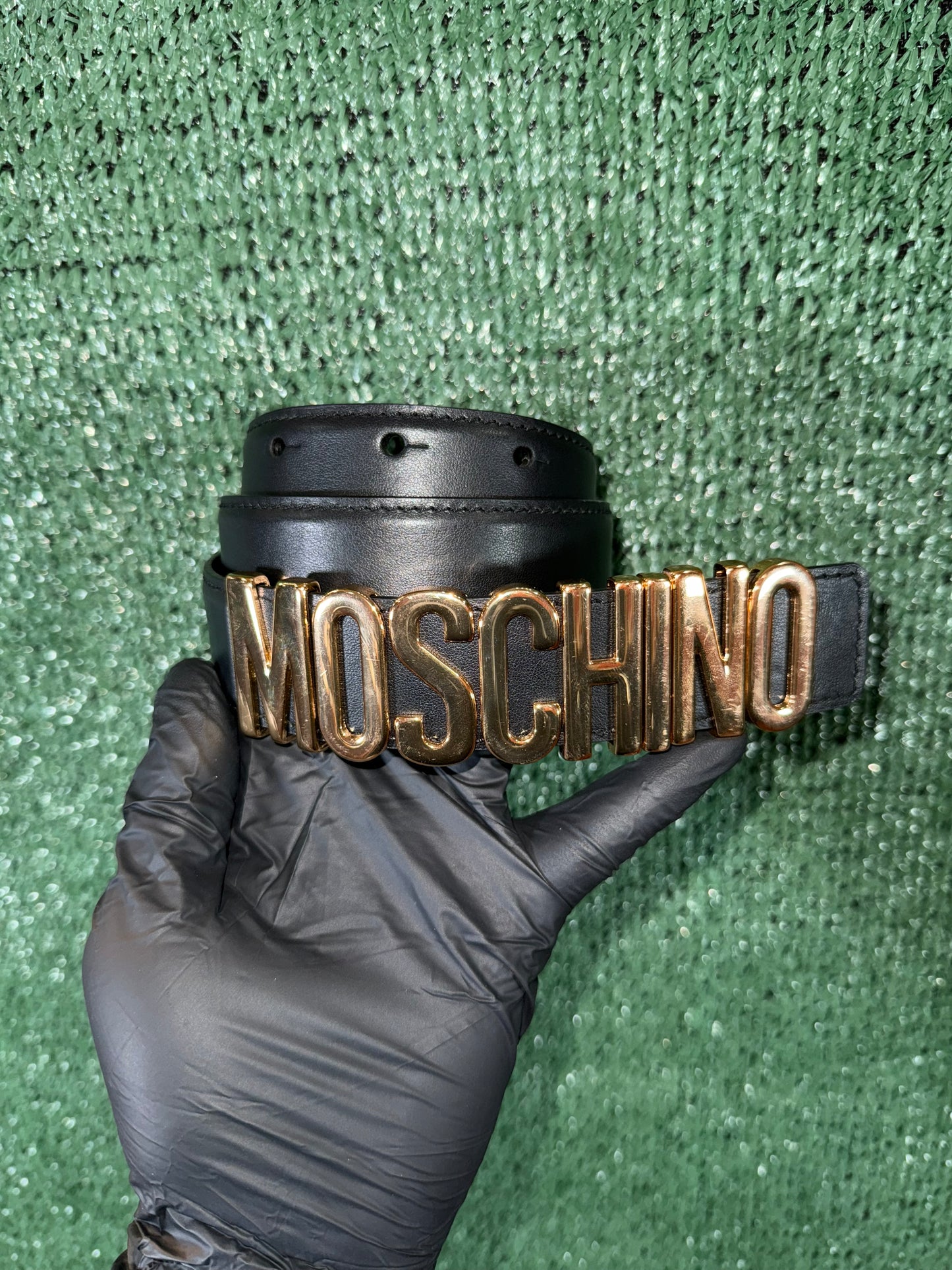 Moschino Couture Black Belt Preowned