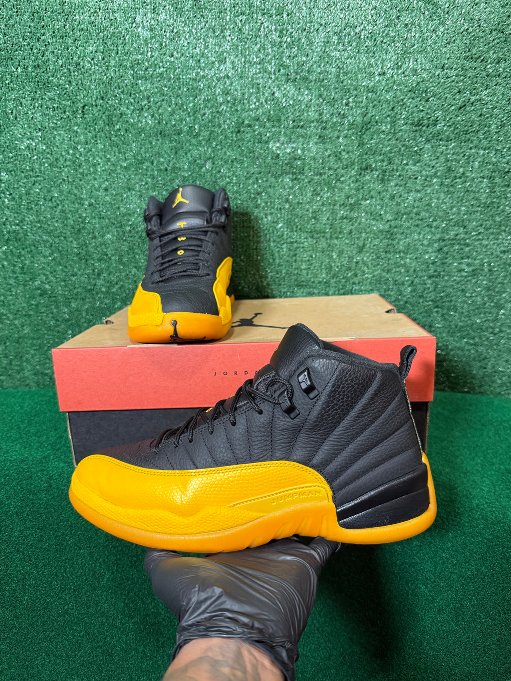 Jordan 12 Retro Black University Gold