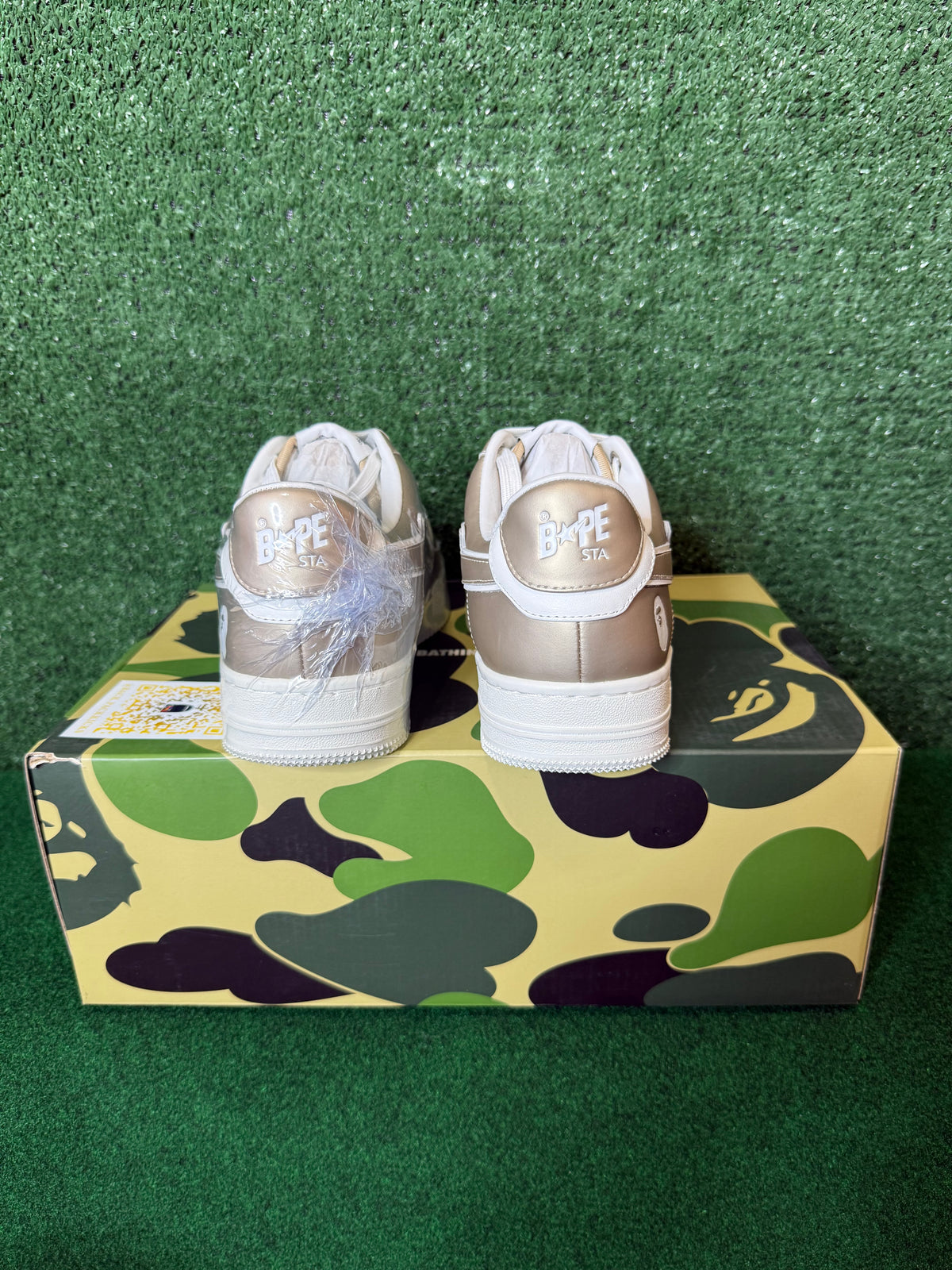 A bathing ape Bape sta #4 beige