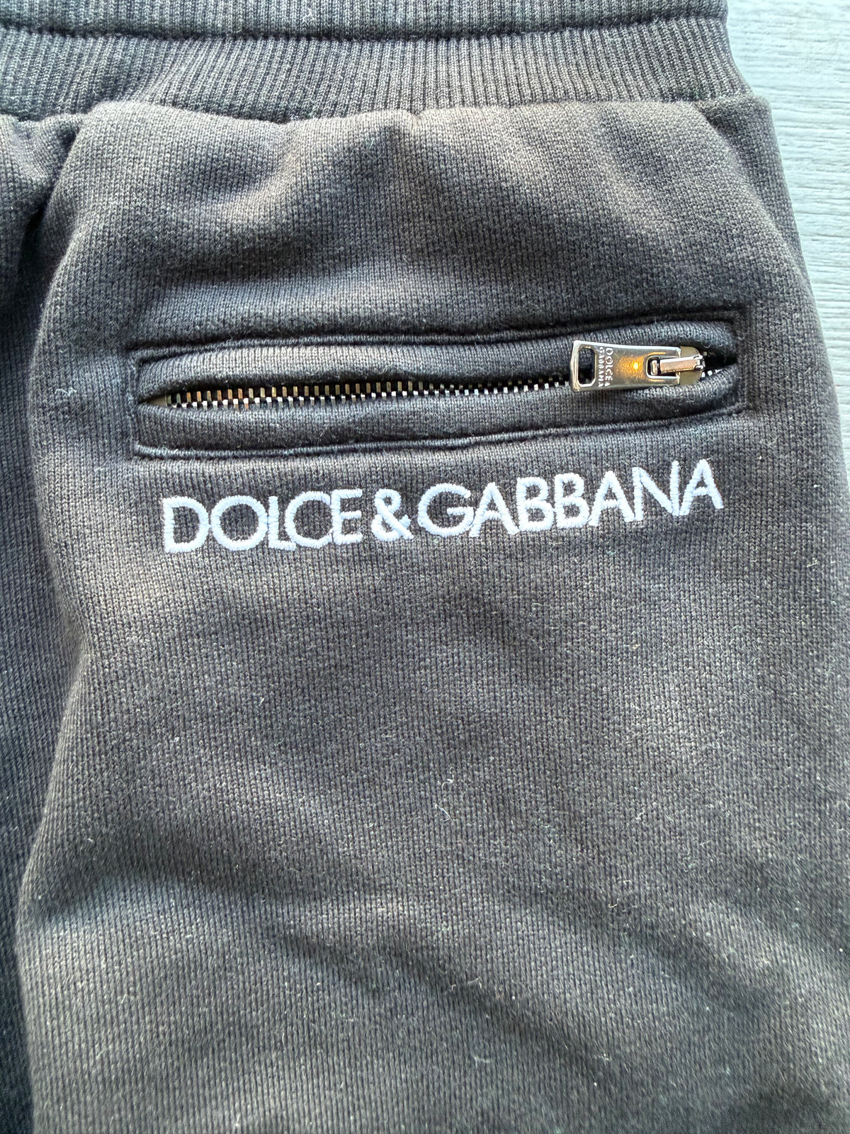 Dolce & Gabbana kids logo-embroidered cotton jogging pants