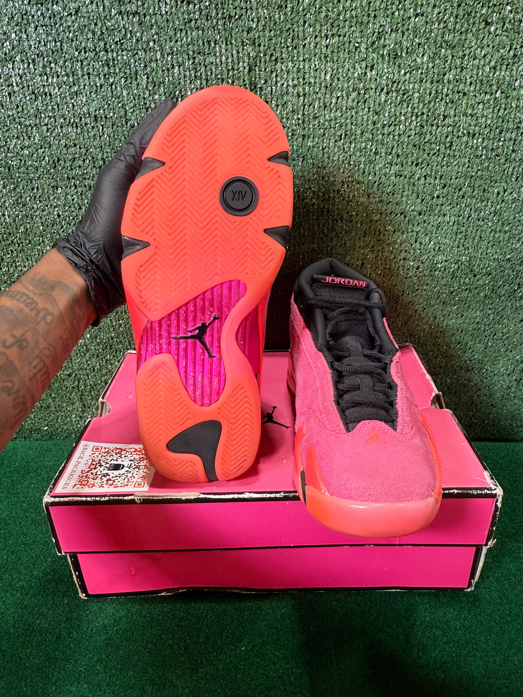 Jordan 14 Retro Low Shocking Pink (Women’s)