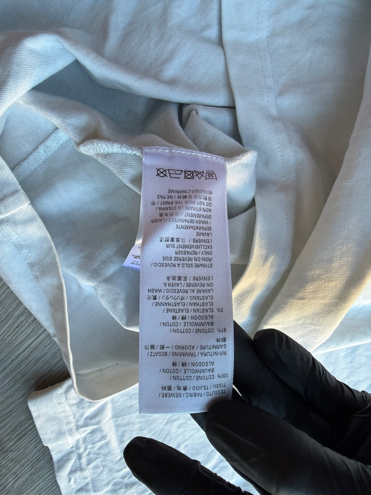 Balenciaga college medium fit t-shirt