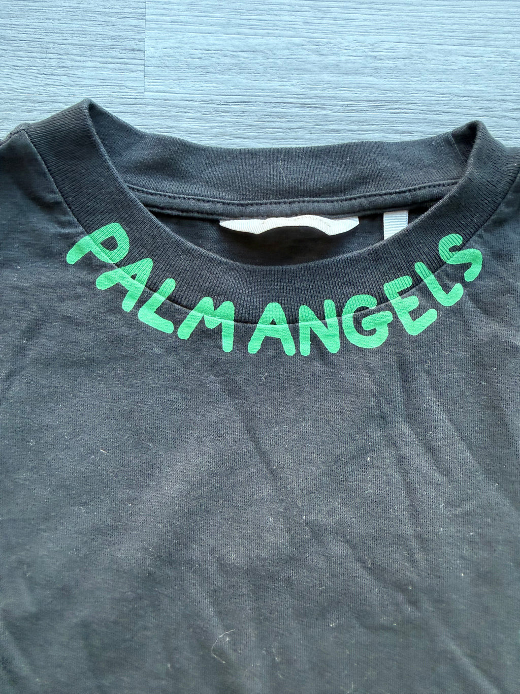 Kids Palm angels seasonal logo tee
