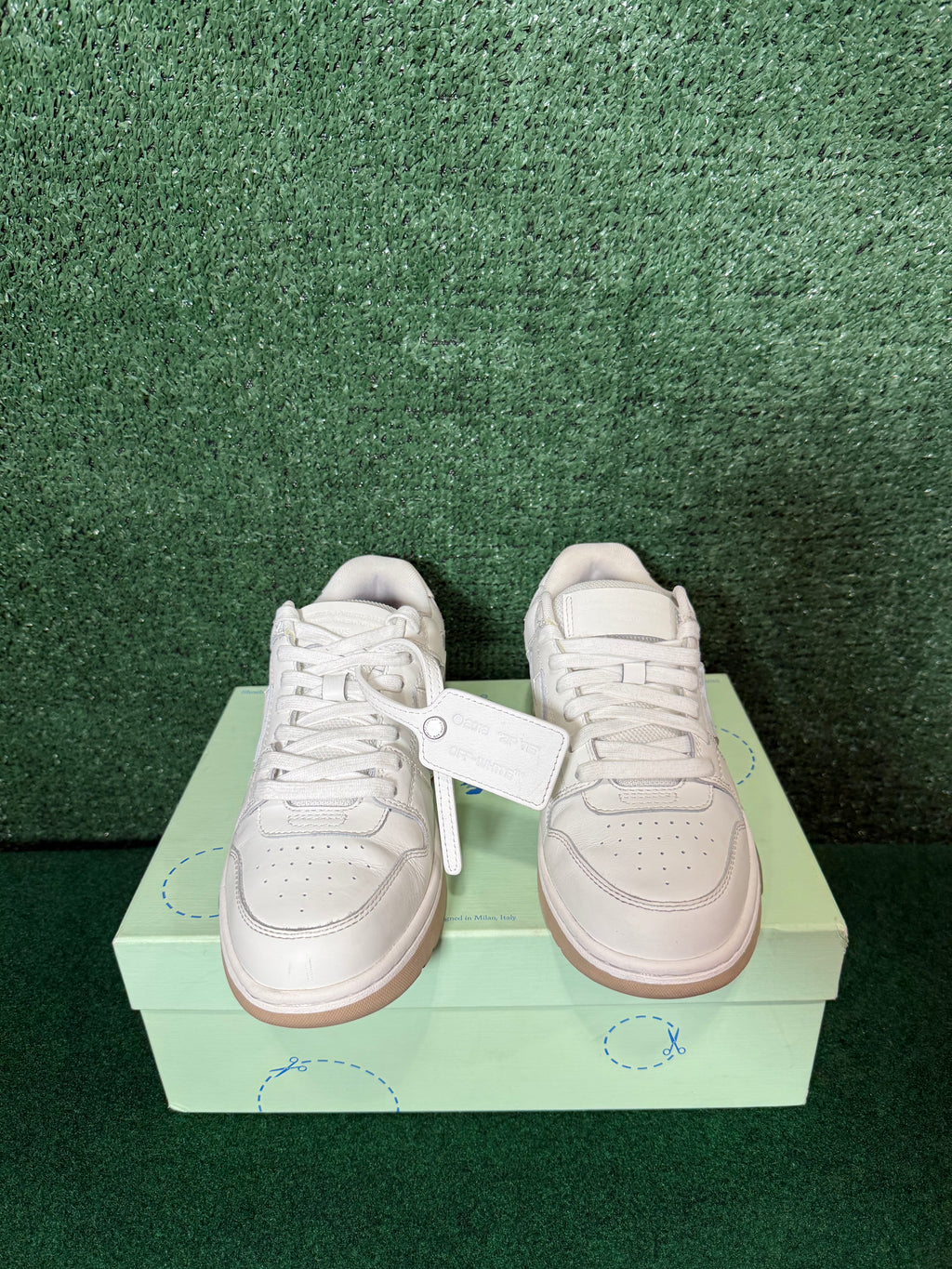 OFF-White Out Of Office OOO LOW TOPS Triple White
