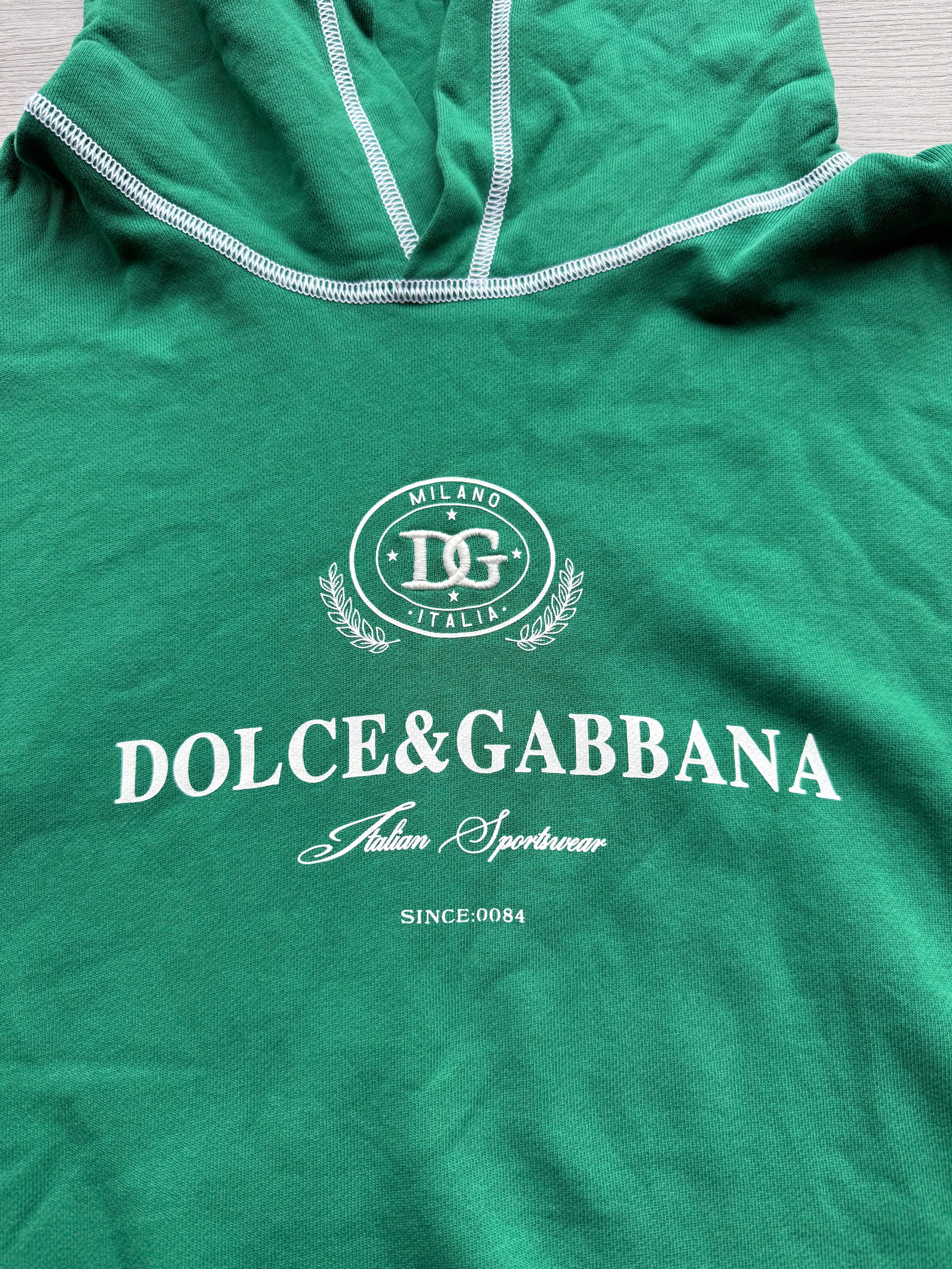 Dolce & Gabbana Logo-Print Cotton Hoodie