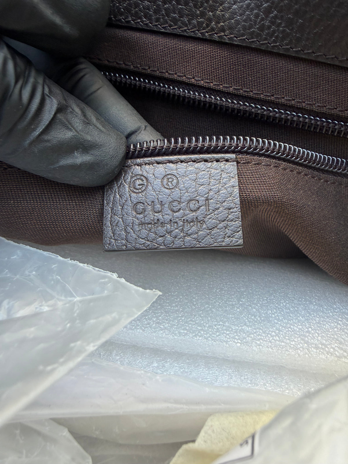 Gucci gg canvas messenger bag ‘tan’