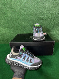 VERSACE TRIGRECA MILAN BLACK BLUE PURPLE