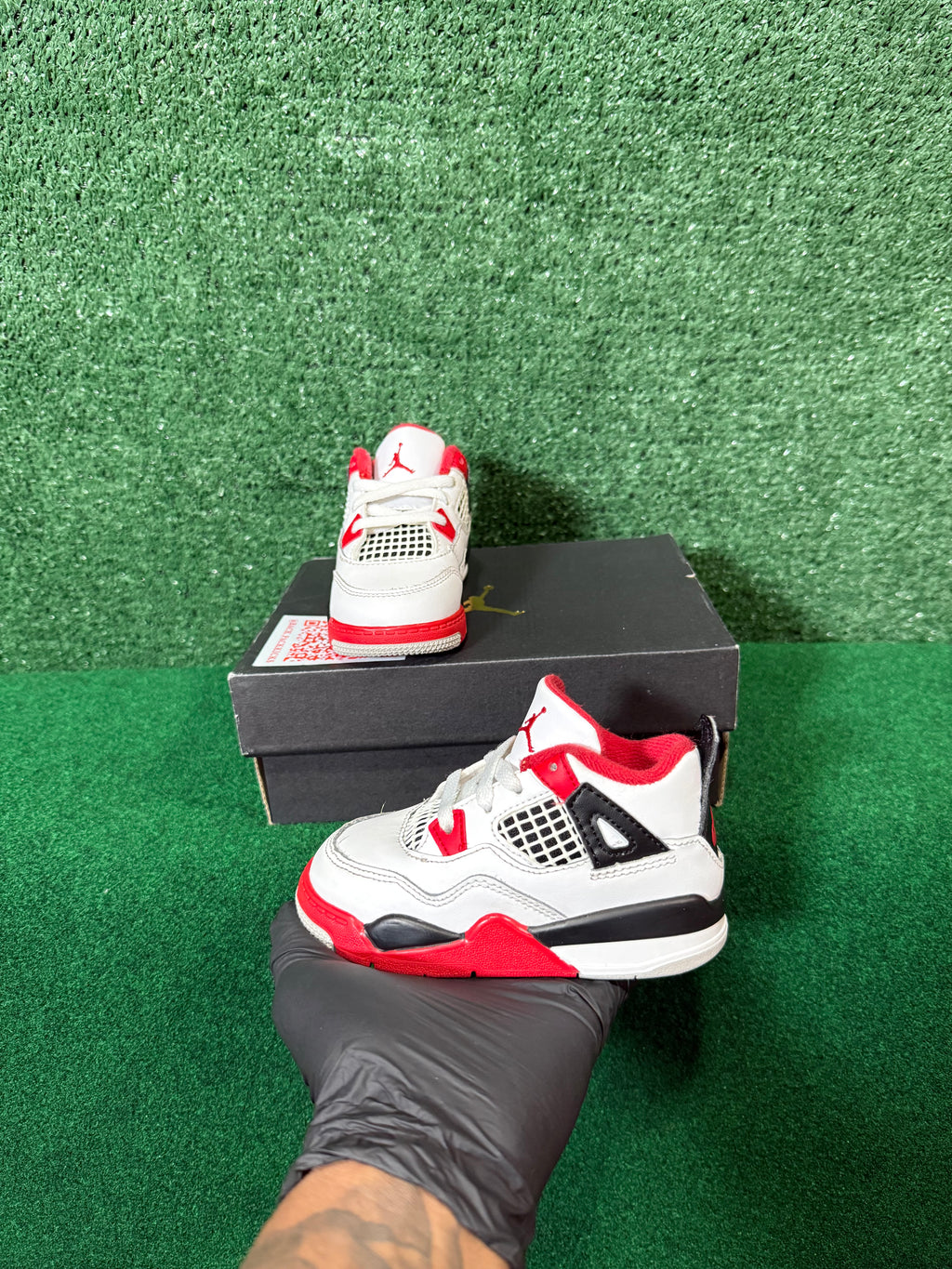 JORDAN 4 RETRO FIRE RED (2020) (TD)