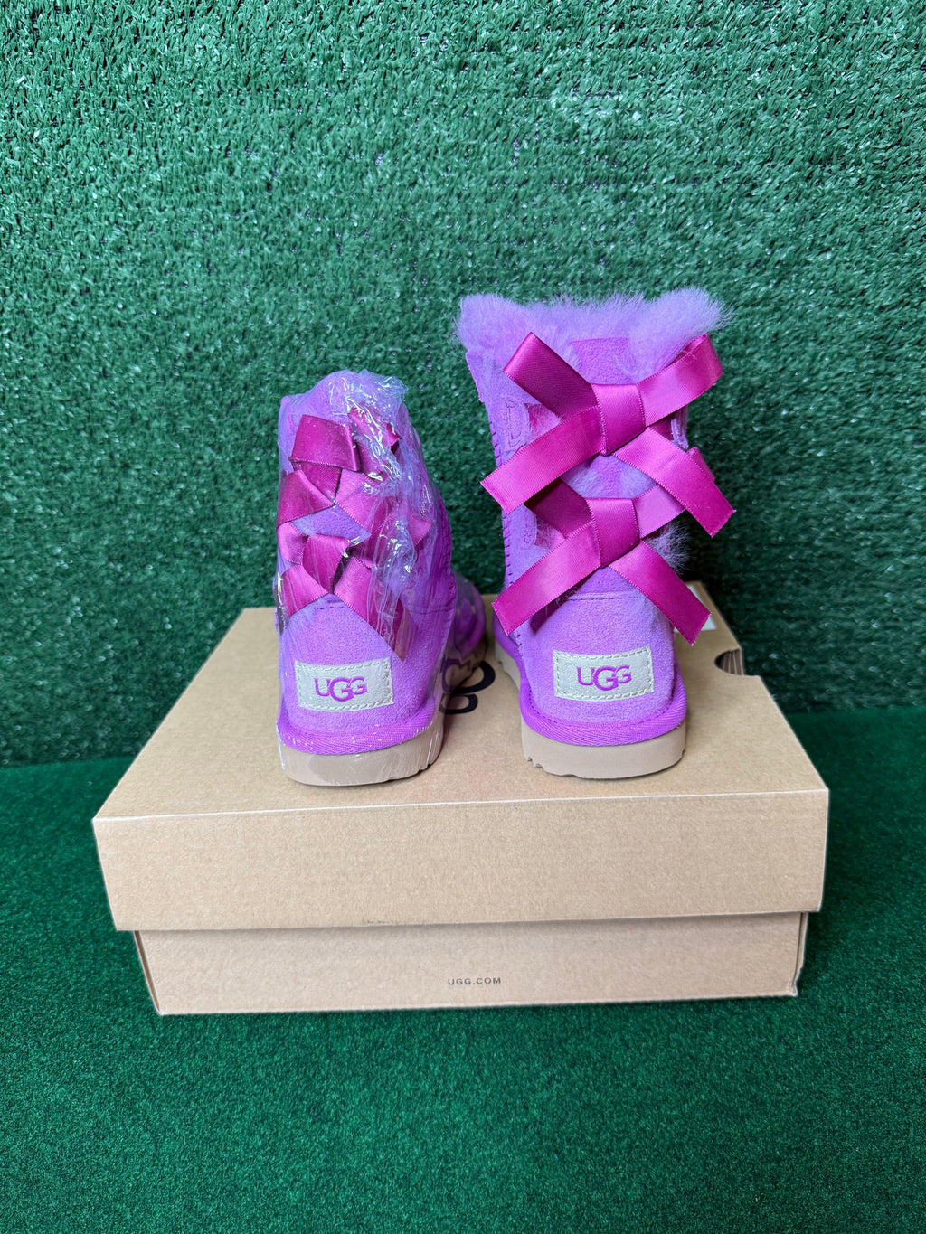 UGG Kid’s Bailey Bow II Suede Boots