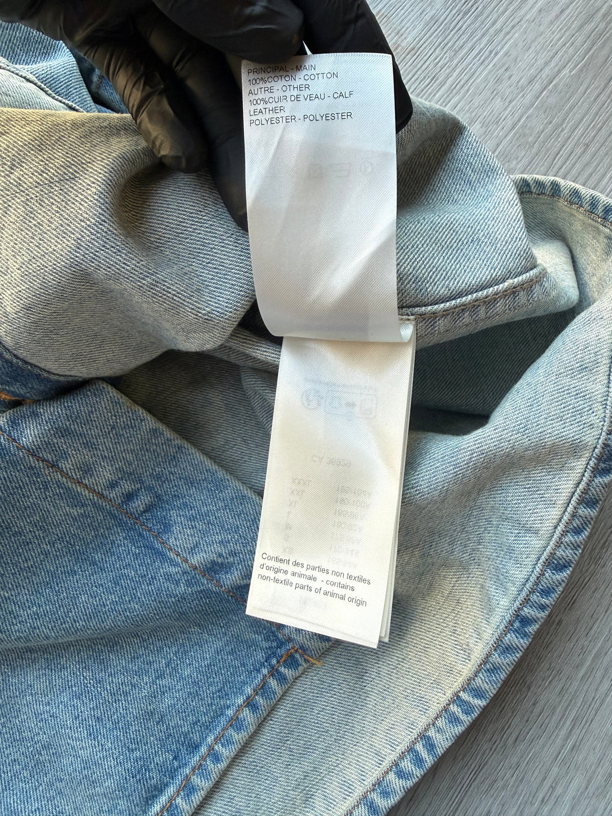 Louis Vuitton short-sleeve Jean jacket
