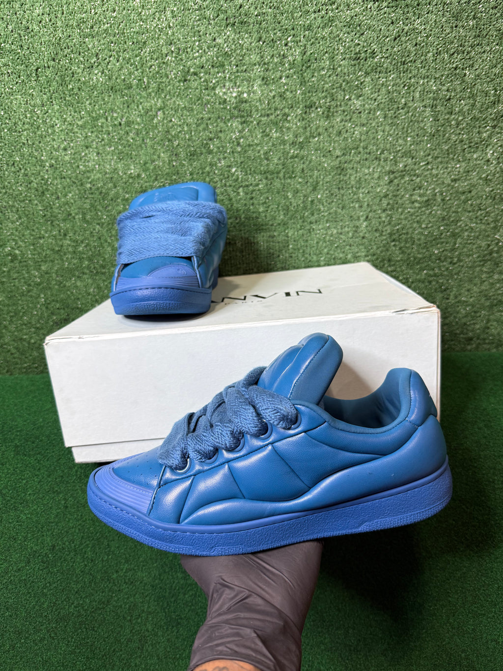 LANVIN CURB XL SNEAKER ‘BLEU’