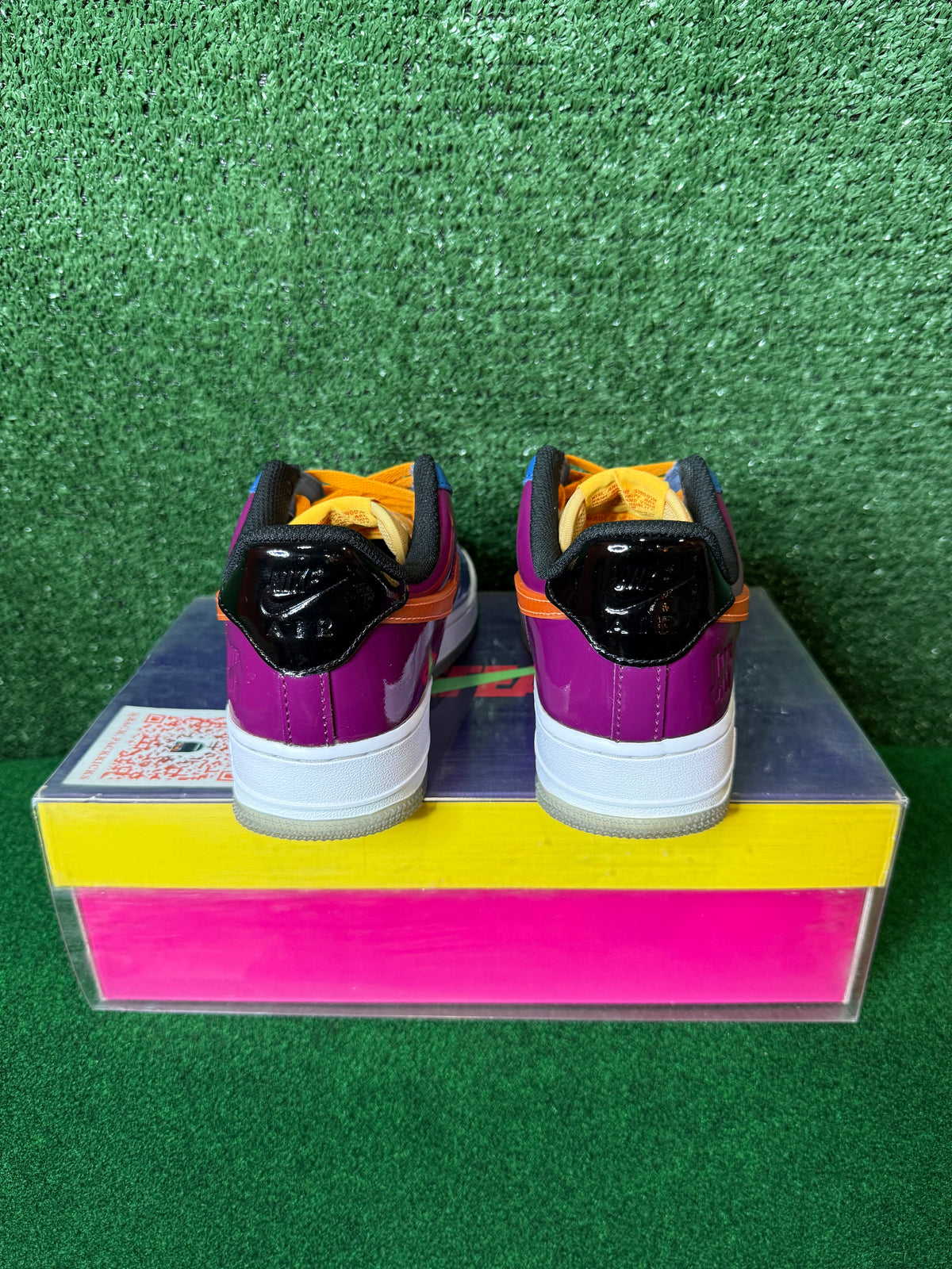 Undefeated x Nike Air Force 1 low “total orange”￼