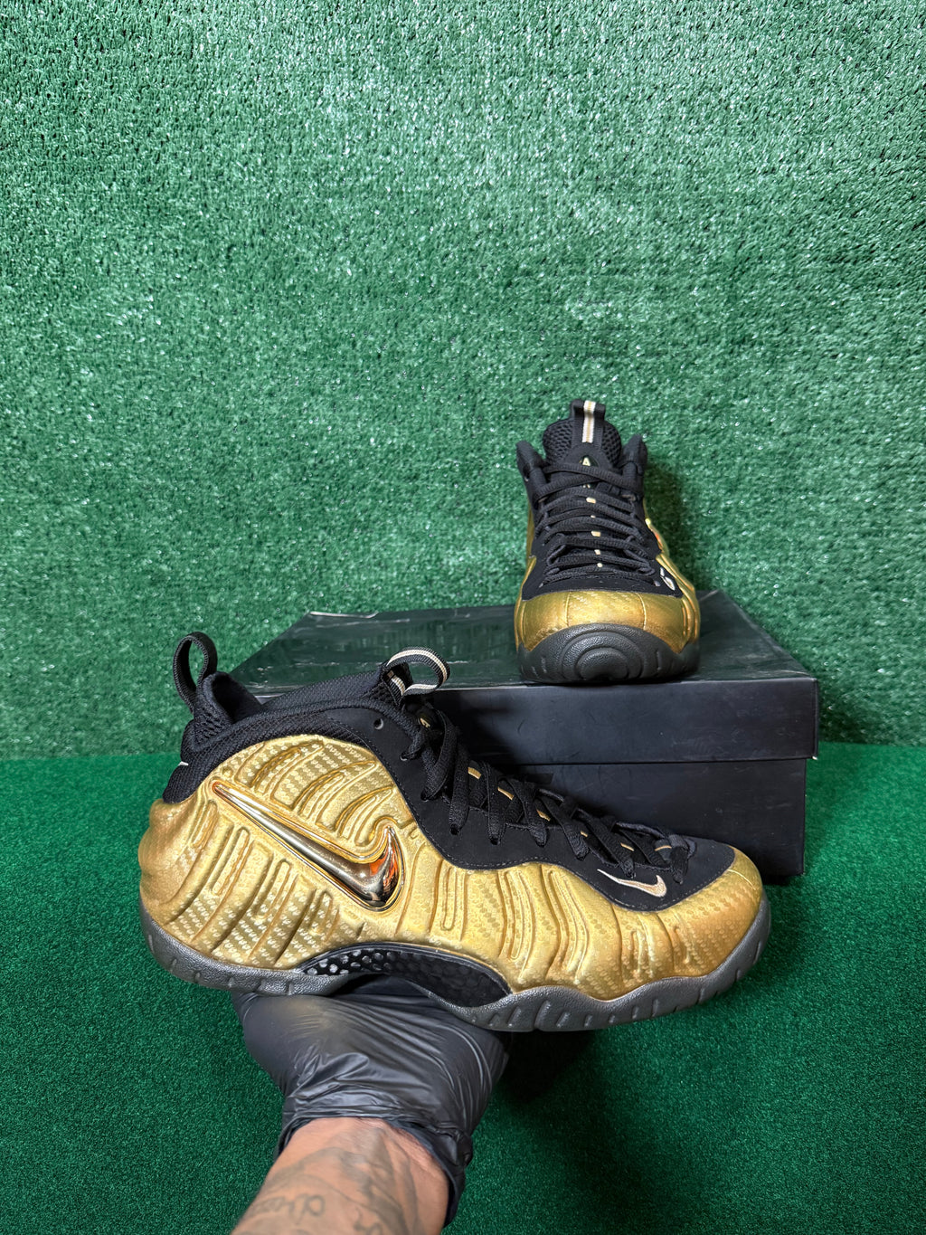 Nike Air Foamposite Pro Metallic Gold