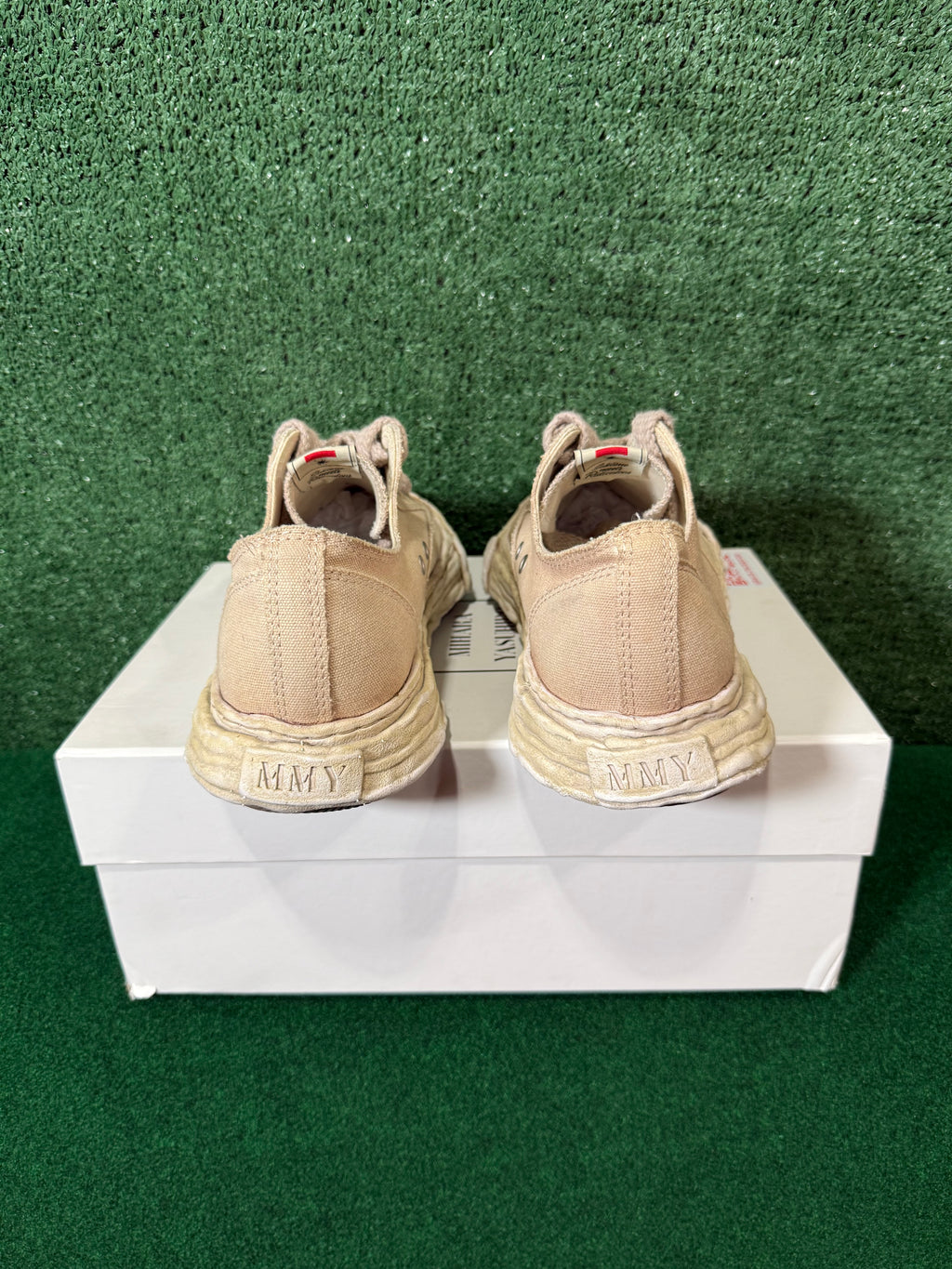 MAISON MIHARA YASUHIRO PETERSON LOW ‘GARMENT DYED - BROWN’