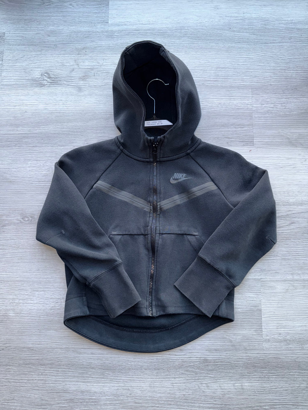 Kids Black Nike Tech