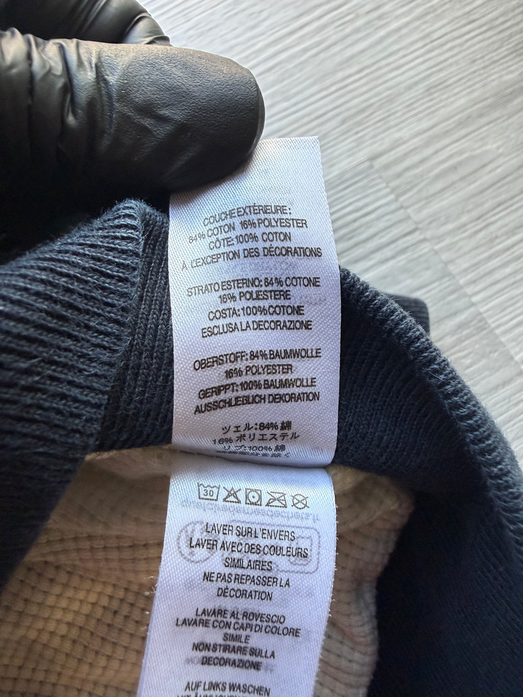 Supreme arc thermal zip-up hooded sweatshirt