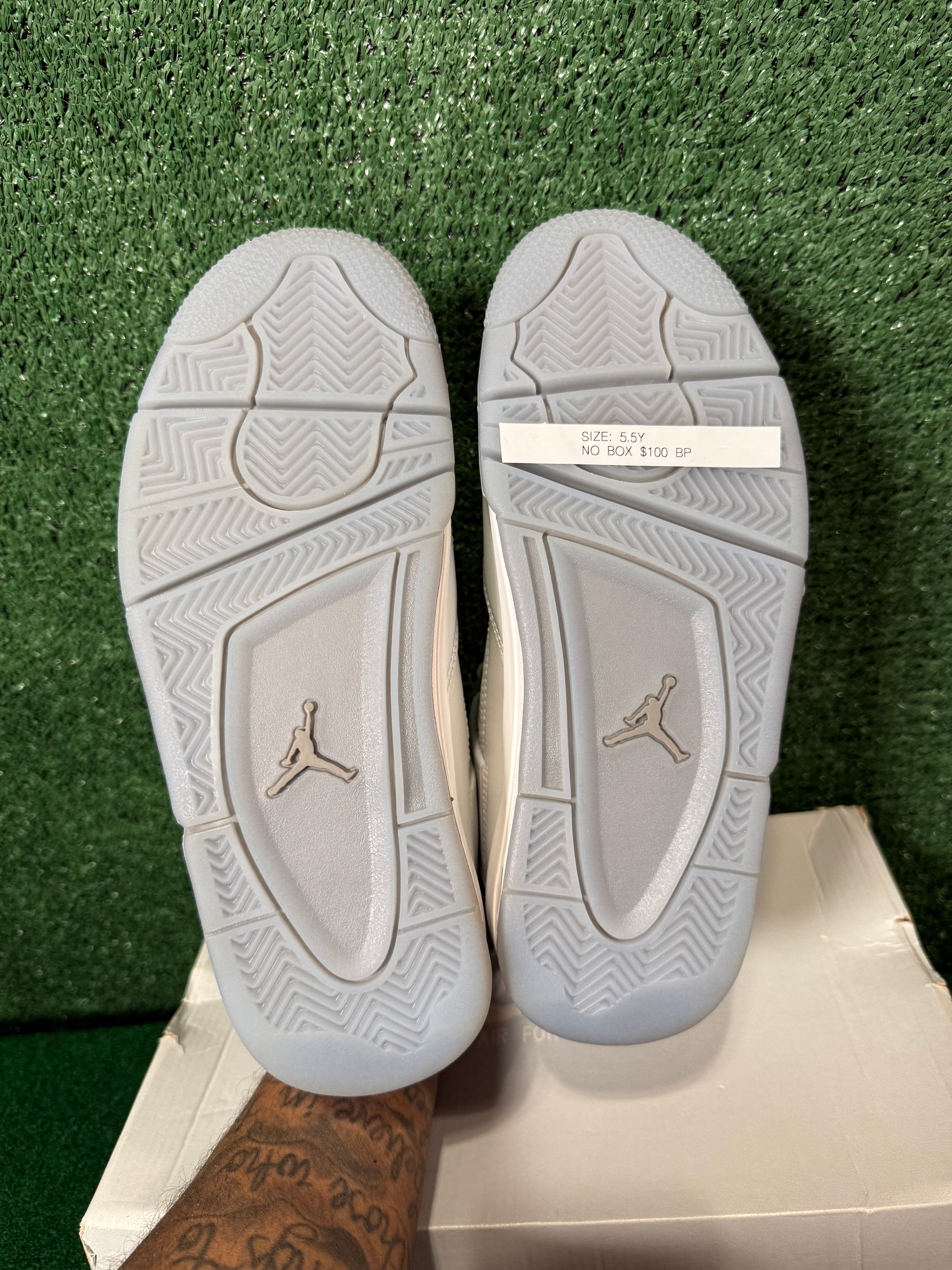 JORDAN 4 RERTO GS ‘PHOTON DUST BLUE CHILL’