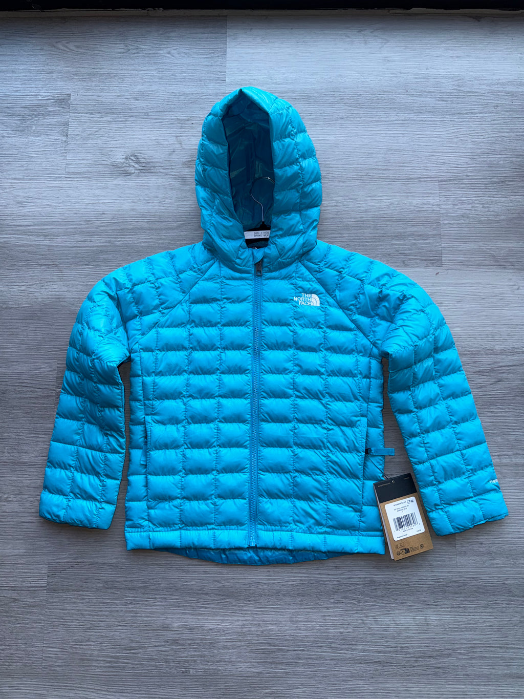 Light Blue Kids Northface Coat