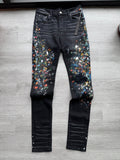Amiri skinny painter jeans aged black