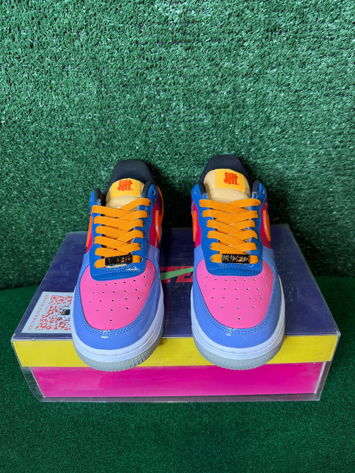 Undefeated x Nike Air Force 1 low “total orange”￼