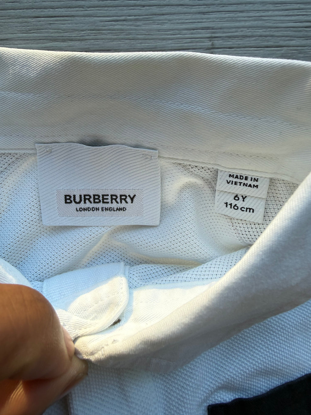 Burberry boys ‘johnathan’ vintage check logo polo shirt