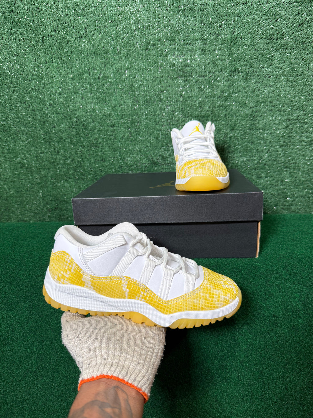 Jordan 11 Retro Low Yellow Snakeskin (Women’s)