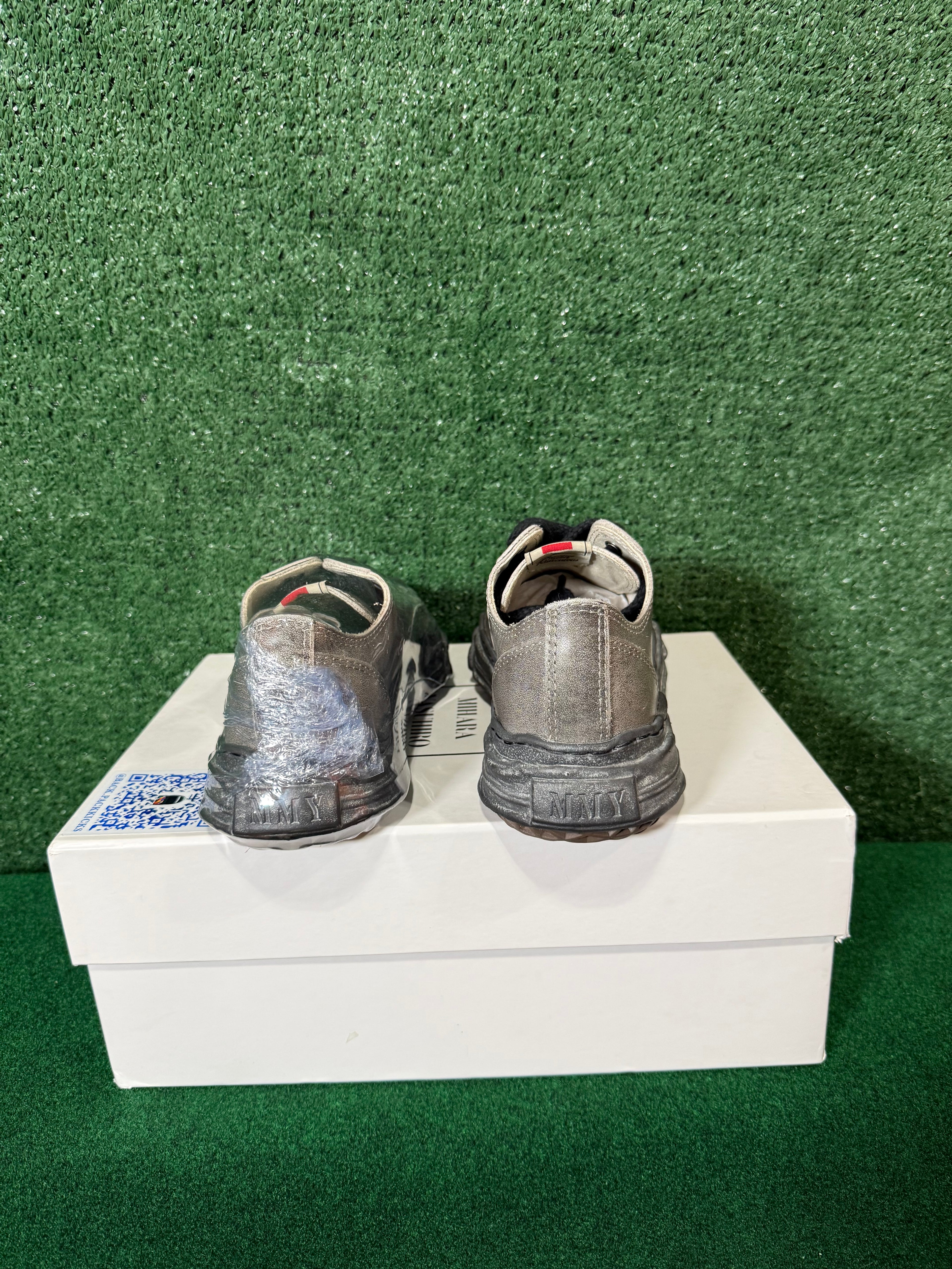 MAISON MIHARA YASUHIRO HANK LOW ‘VINTAGE LEATHER - BLACK’