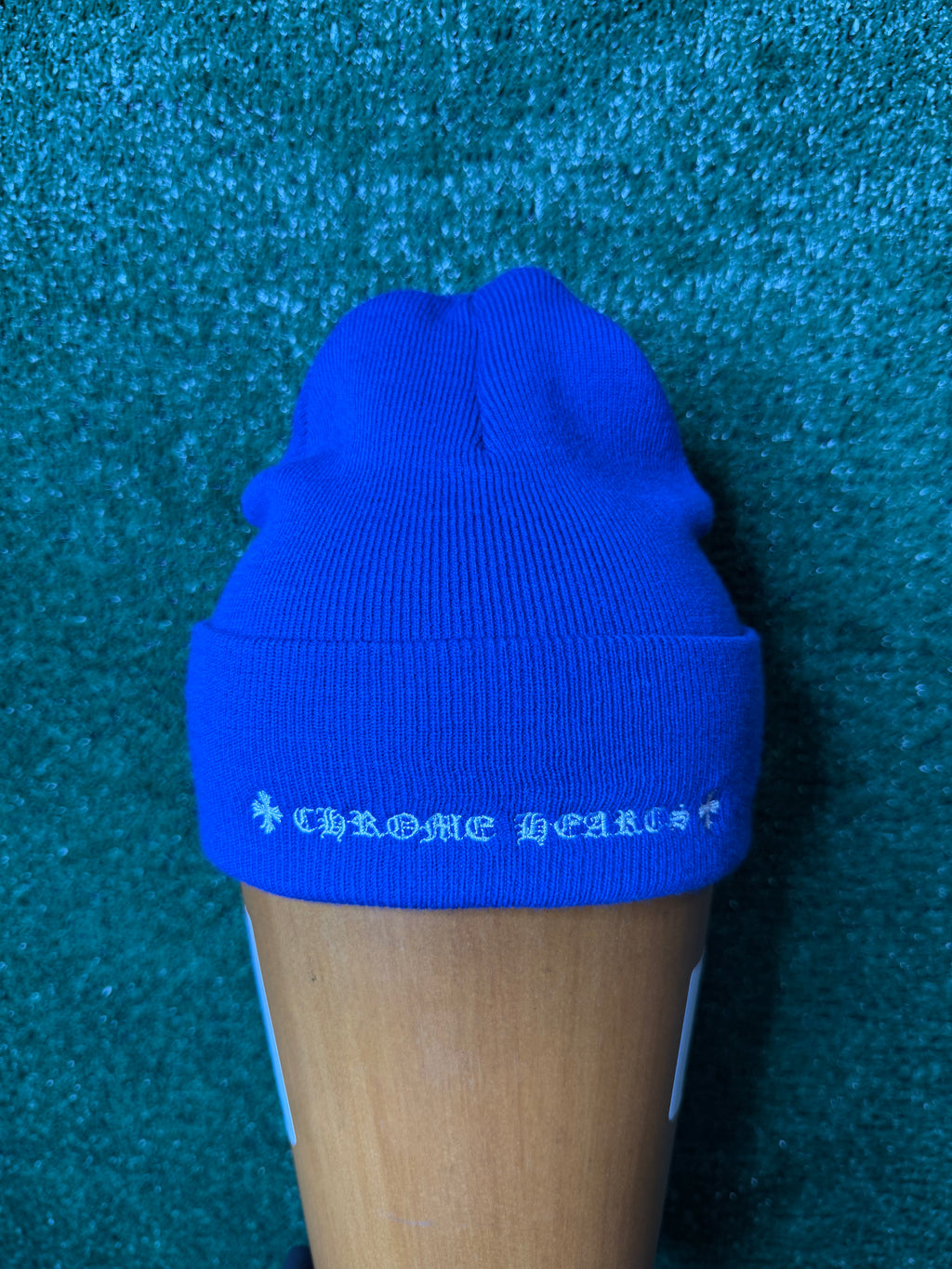 Chrome hearts watch beanie ‘blue’