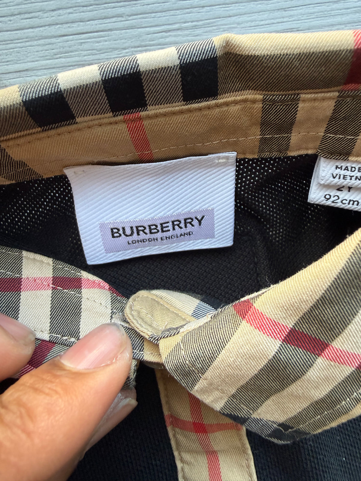 Burberry kids check collar cotton polo shirt dress