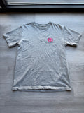 Heather grey Dior t-shirt pink cd logo