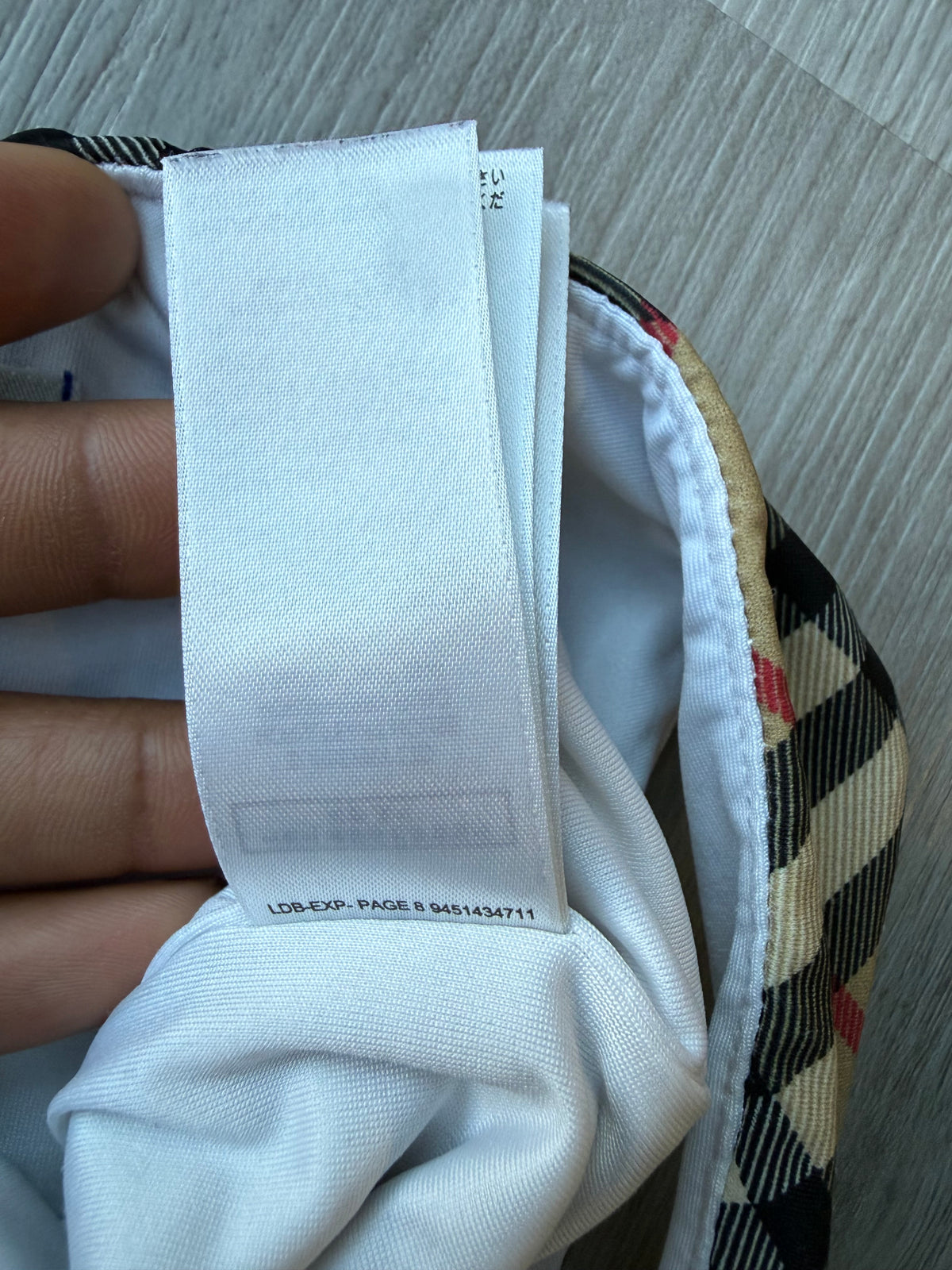 Burberry kids vintage check scoop-neck swimsuit