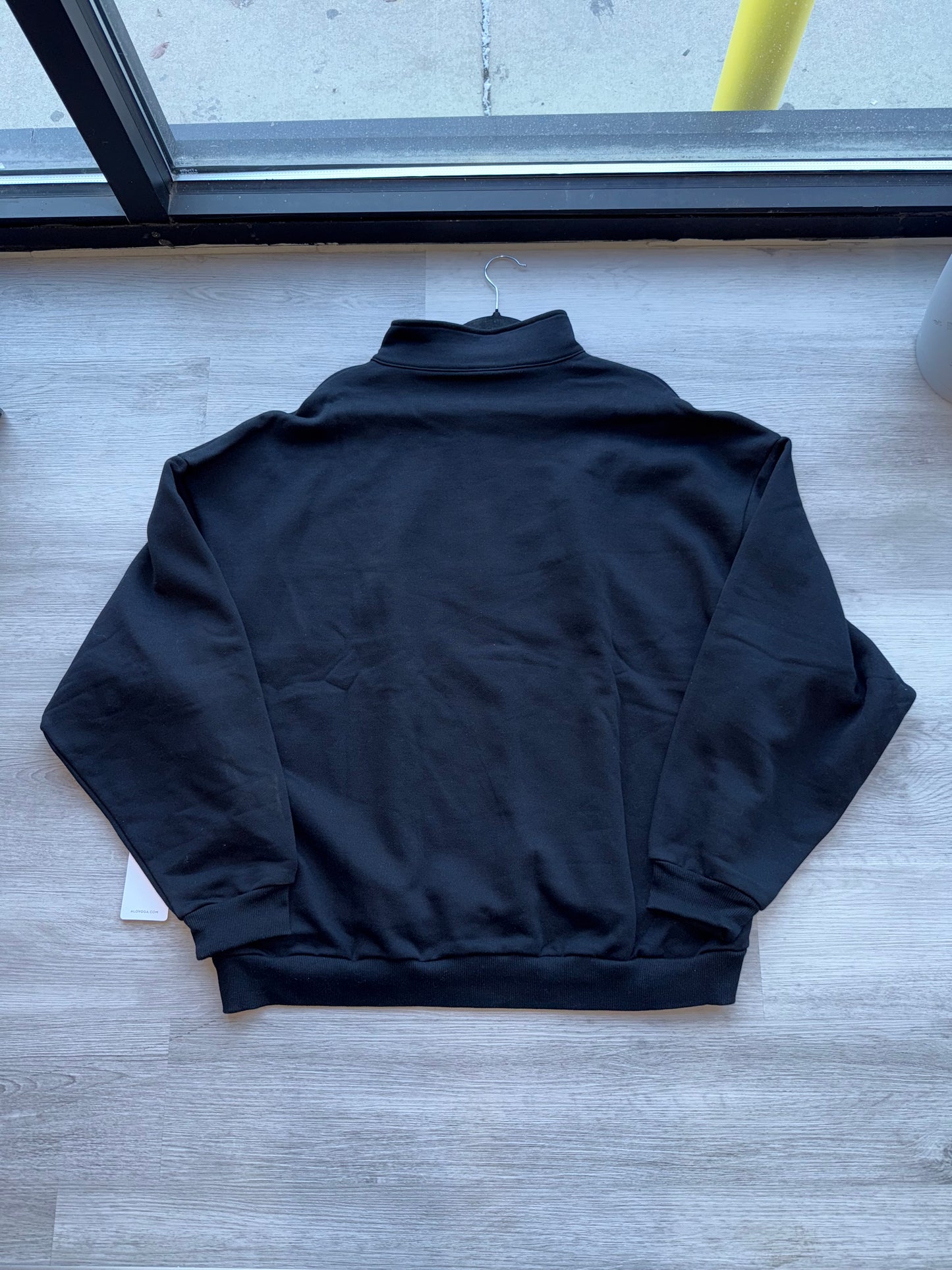 Alo Quarter Zip-up Black Pullover Brand New
