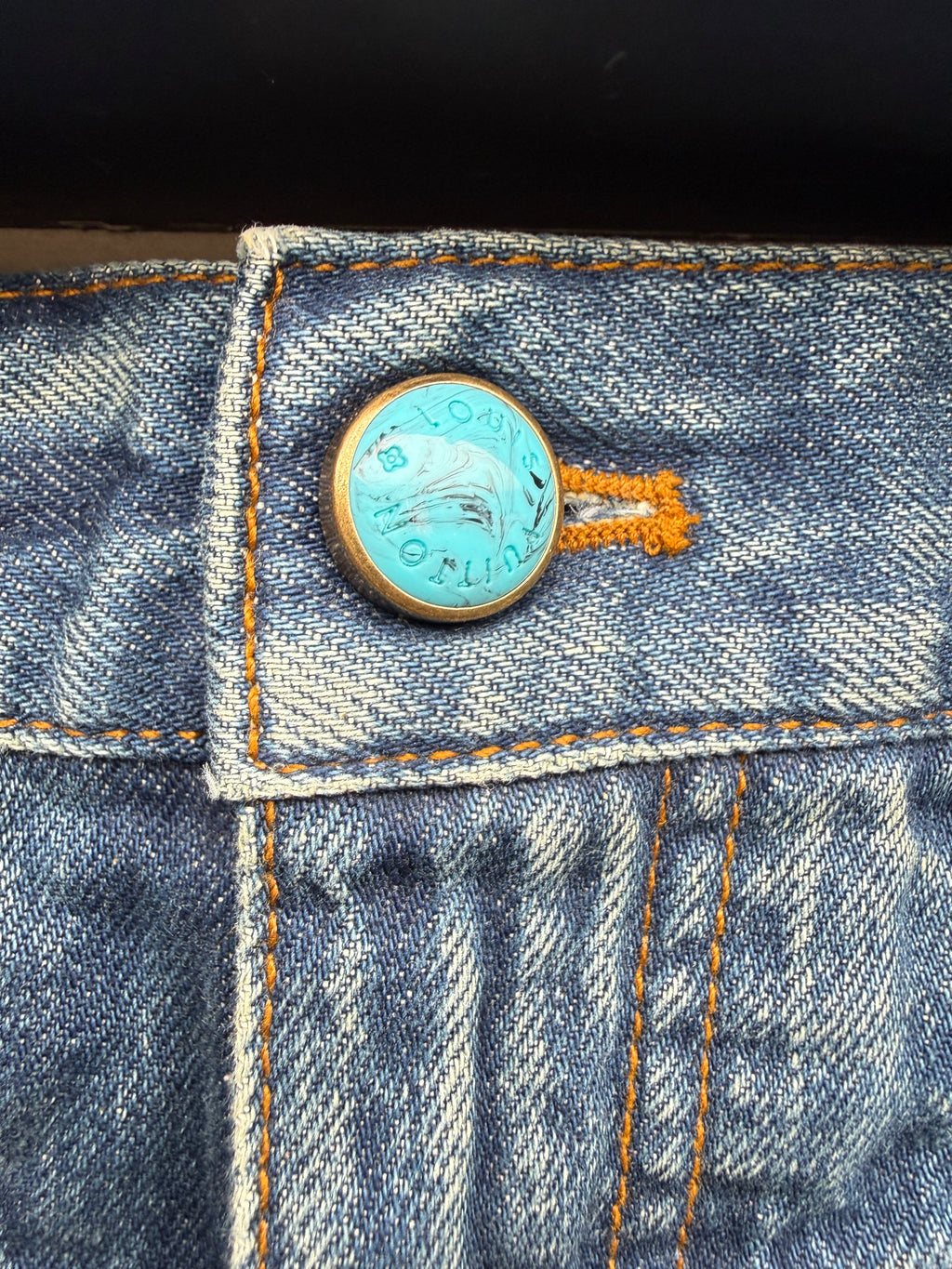 Louis Vuitton denim carpenter pants