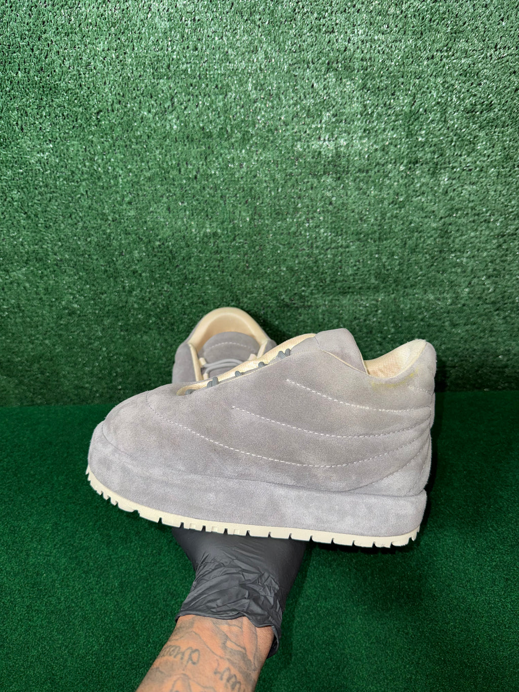 PDF GRAY NUVOLA PLUTO NABUK SNEAKERS