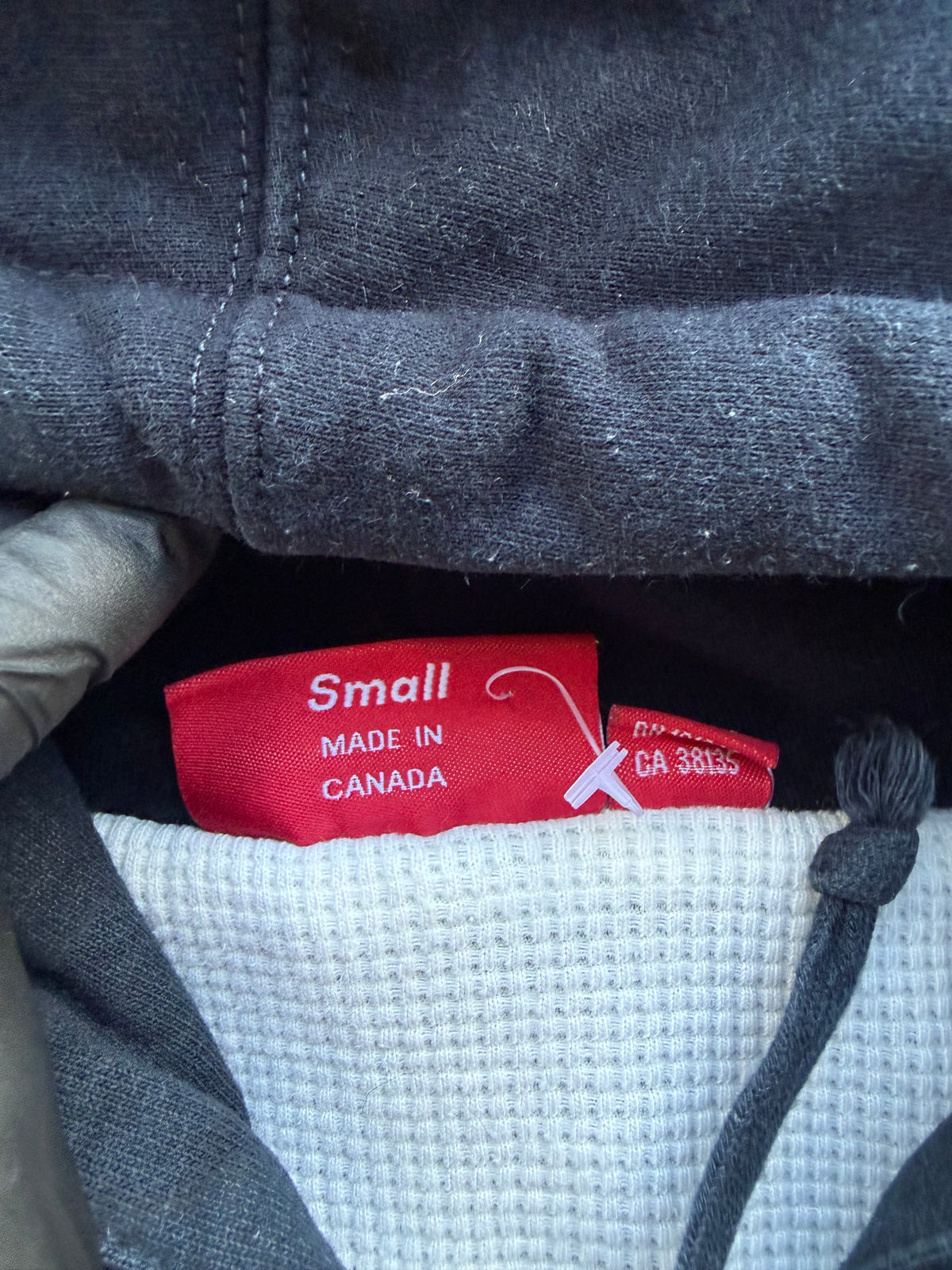 Supreme arc thermal zip-up hooded sweatshirt