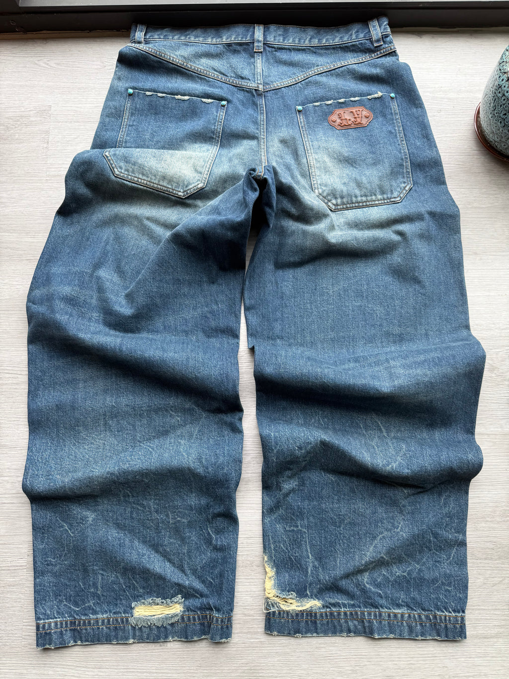 Louis Vuitton denim carpenter pants